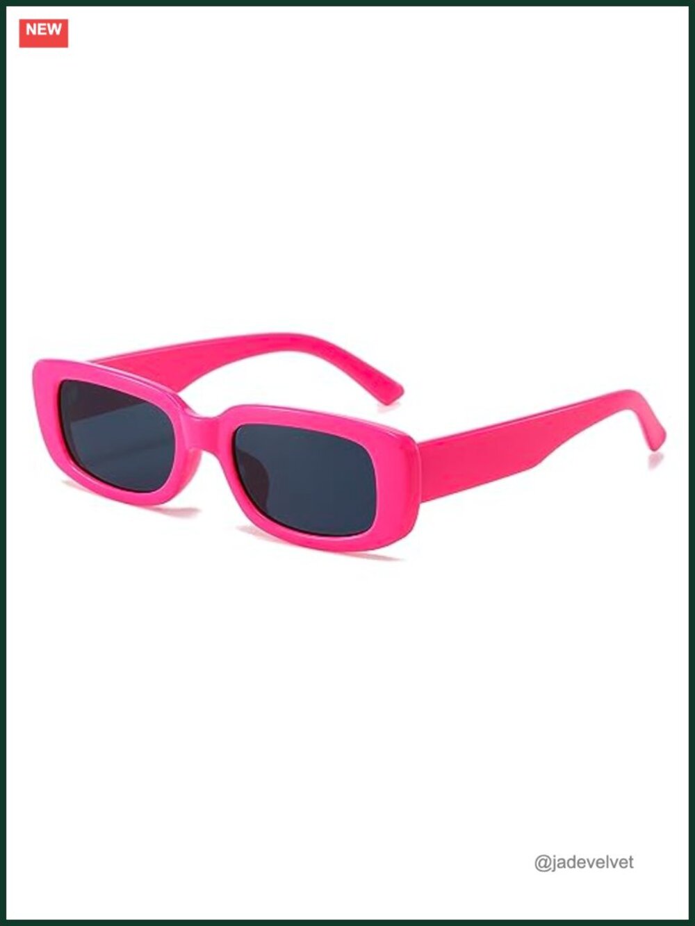 Retro Rectangle Sunglasses for Women UV400 Protection Vintage